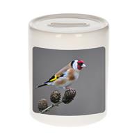 Bellatio Dieren putter vogel foto spaarpot 9 cm jongens en meisjes - Cadeau spaarpotten vogels liefhebber