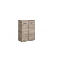 fackelmann LUXOR Doppel Midischrank 60,5 cm, Braun hell-79901