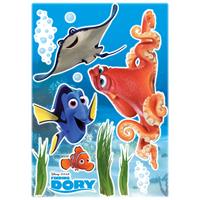 Komar Wandfolie Dory and Friends zelfklevend, restloos afneembaar (set, 12 stuks)