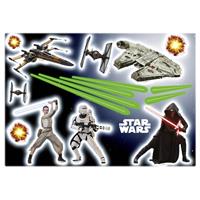 Komar Wandfolie Star Wars zelfklevend, restloos afneembaar (set, 17 stuks)