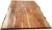Akazien-Massivholz Tischplatte, 160x85x3,6cm hellbraun Gr. 85 x 160
