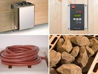 Set: Bio-Kombiofen »BioS«, 9 kW, externe Steuerung, inkl. Zubehör