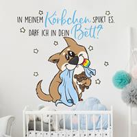 Klebefieber Wandtattoo Kinderzimmer Pummeleinhorn - Bisu träumt