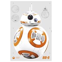 Komar Wandfolie Star Wars BB-8 zelfklevend, restloos afneembaar (set, 6 stuks)