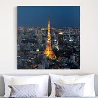 Klebefieber Leinwandbild Architektur & Skyline Tokyo Tower