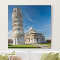 Klebefieber Leinwandbild Architektur & Skyline Der schiefe Turm von Pisa