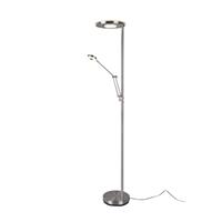 Trio international RVS leeslamp Barrie 424210307