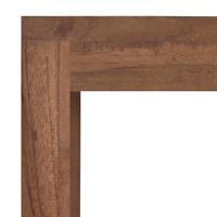 vidaXL Pflanzenständer 2-tlg. 25x25x100 cm Teak Massivholz Braun