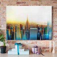 Leinwandbild New York Manhattan Abstrakt
