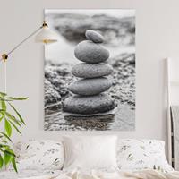 Klebefieber Leinwandbild Steinturm im Wasser