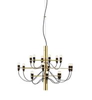 Flos 2097|18 by Gino Sarfatti kroonluchter Ø69 opaal messing