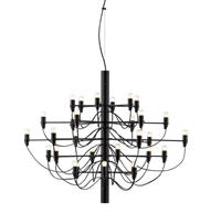Flos 2097|30 by Gino Sarfatti kroonluchter Ø88 opaal zwart