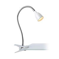 MarkslÃ¶jd LED klemlamp Tulip, wit