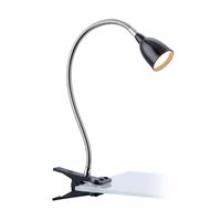 MarkslÃ¶jd LED klemlamp Tulip, zwart