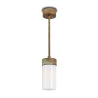 Moretti Hanglamp Silindar 3358, messing antiek/opaal