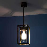 Moretti Hanglamp Cubic³ 3368 messing antiek/helder