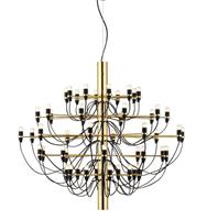 Flos 2097|50 by Gino Sarfatti kroonluchter Ø100 opaal messing