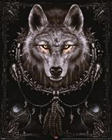 Spiral Wolf Dreams Poster 40x50cm