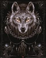 Spiral Wolf Dreams Poster 40x50cm