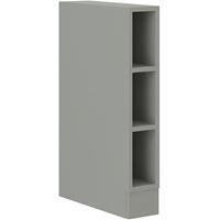 küchenpreisbombe Unterschrank Regal 15 cm Bianca Grey Rose - Grau Küchenzeile Küchenblock Vario - KÜCHEN PREISBOMBE