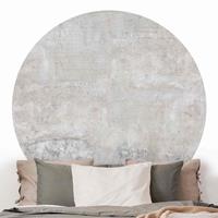 Klebefieber Runde Tapete selbstklebend Betonoptik Shabby Betonoptik