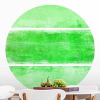 Runde Tapete selbstklebend Colour Harmony Green