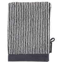 Marc O'Polo Timeless Tone Stripe Navy & Silver-6 x Washandjes (16 x 22 cm)