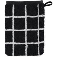 Cawö Cawö Zoom Karo Washandje schwarz