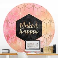 Klebefieber Runde Mustertapete selbstklebend Make It Happen Geometrie Pastell