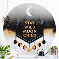 Klebefieber Runde Tapete selbstklebend Stay Wild Moon Child