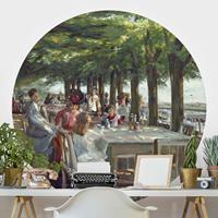 Klebefieber Runde Tapete selbstklebend Max Liebermann - Terrasse des Restaurants Jacob