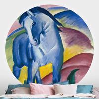 Klebefieber Runde Tapete selbstklebend Franz Marc - Blaues Pferd