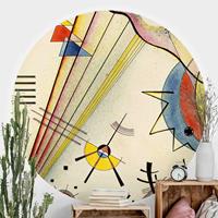 Klebefieber Runde Tapete selbstklebend Wassily Kandinsky - Deutliche Verbindung