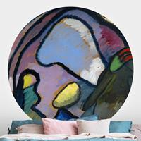 Klebefieber Runde Tapete selbstklebend Wassily Kandinsky - Improvisation