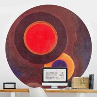 Klebefieber Runde Tapete selbstklebend Wassily Kandinsky - Kreise und Linien