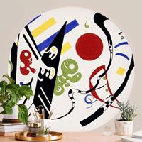Klebefieber Runde Tapete selbstklebend Wassily Kandinsky - Reciproque