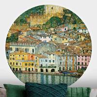 Klebefieber Runde Tapete selbstklebend Gustav Klimt - Malcesine am Gardasee