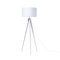 BELIANI Staande lamp wit STILETTO