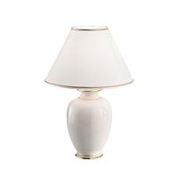 AUSTROLUX BY KOLARZ Tafellamp Giardino Avorio in wit-goud, Ø 30 cm