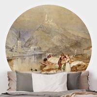 Klebefieber Runde Tapete selbstklebend William Turner - Bernkastel an der Mosel