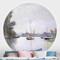 Klebefieber Runde Tapete selbstklebend Claude Monet - Argenteuil