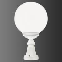 LCD Sokkellamp 1131 met bolkap, wit