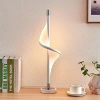 Lucande Edano LED tafellamp in gedraaide vorm