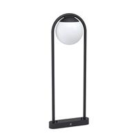 eglo Wegeleuchte Prata Vecchia in Schwarz und Weiß E27 IP44 850mm - 