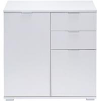 deuba Sideboard Kommode Mehrzweckschrank Schlafzimmer Schrank Büromöbel DB121 - Weiß - 