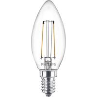philips LED Lampe ersetzt 25W, E14 Birne B35, klar, warmweiß, 250 Lumen, nicht dimmbar, 1er Pack [Energieklasse A++]