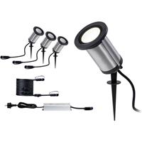 paulmann LED Spot Plug & Shine Starterset 3x5,1W Warmweiß IP65 - 