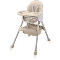 Baby Vivo Kinderstoel Oscar, beige, meegroeistoel, in hoogte verstelbaar, 2 in 1