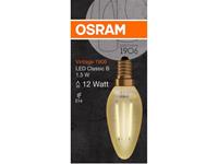 osram LED VINTAGE 1906 CLASSIC B 12 FS Warmweiß Filament Gold E14 Kerze, 293205