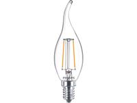 philips LED Lampe ersetzt 25W, E14 Windstoßkerze BA35, klar, warmweiß, 250 Lumen, nicht dimmbar, 1er Pack [Energieklasse A++]